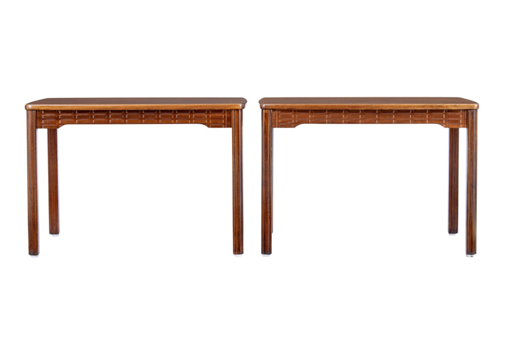 Pair of Mid Century Swedish Teak Side Tables — image 6