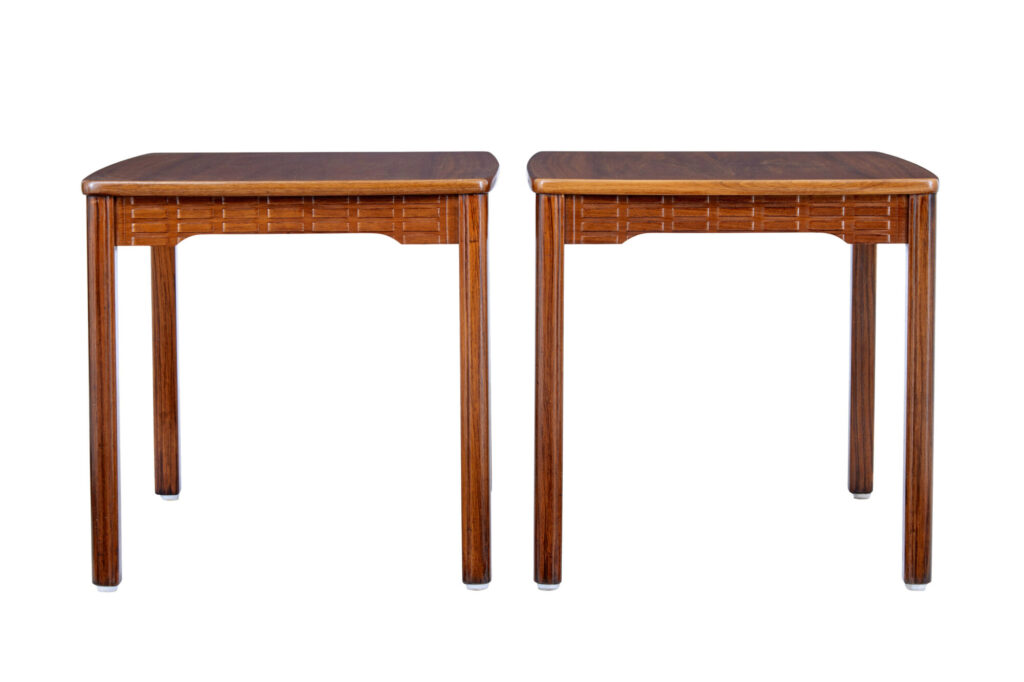 Pair of Mid Century Swedish Teak Side Tables — image 5