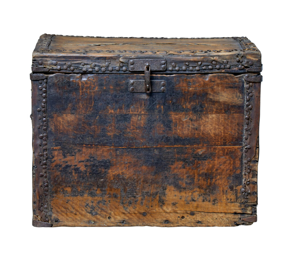 18th Century Chinese Hard Wood Coffer Chest — image 7