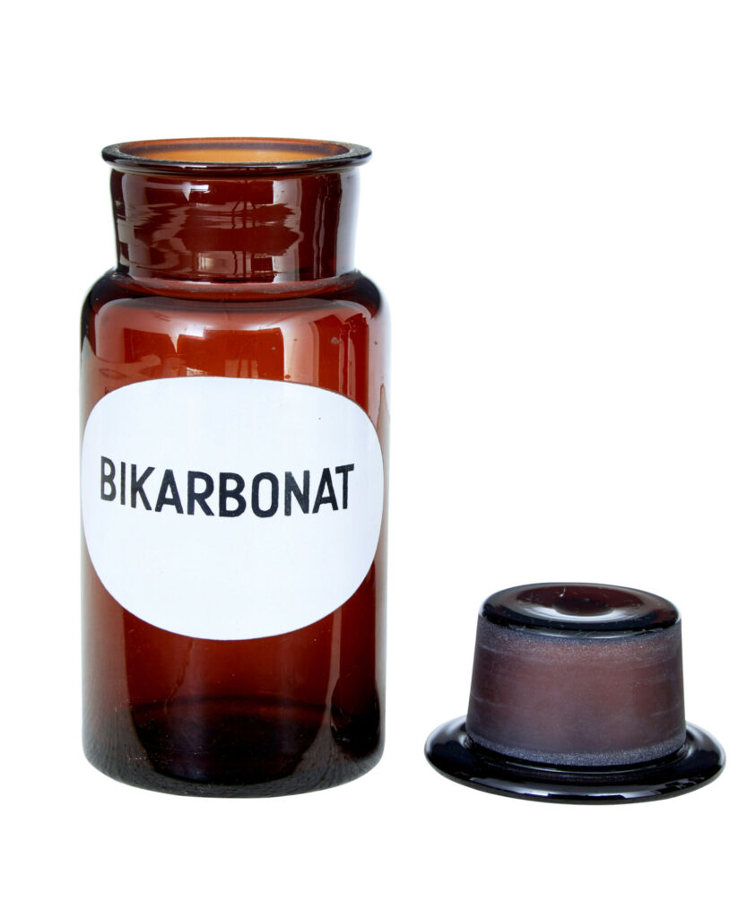 4 Mid 20th Century Swedish Apothecary Glass Jars — image 5