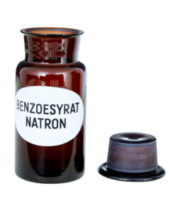 4 Mid 20th Century Swedish Apothecary Glass Jars — thumbnail 2