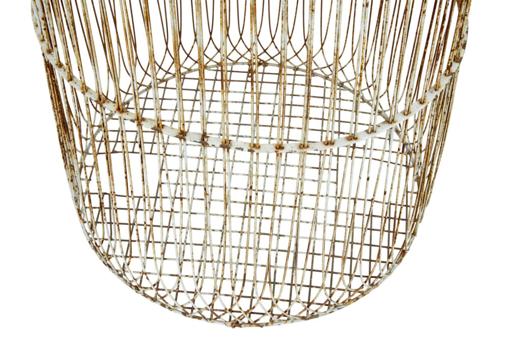 19th Century Large Wire Frame Decorative Bird Cage — image 4