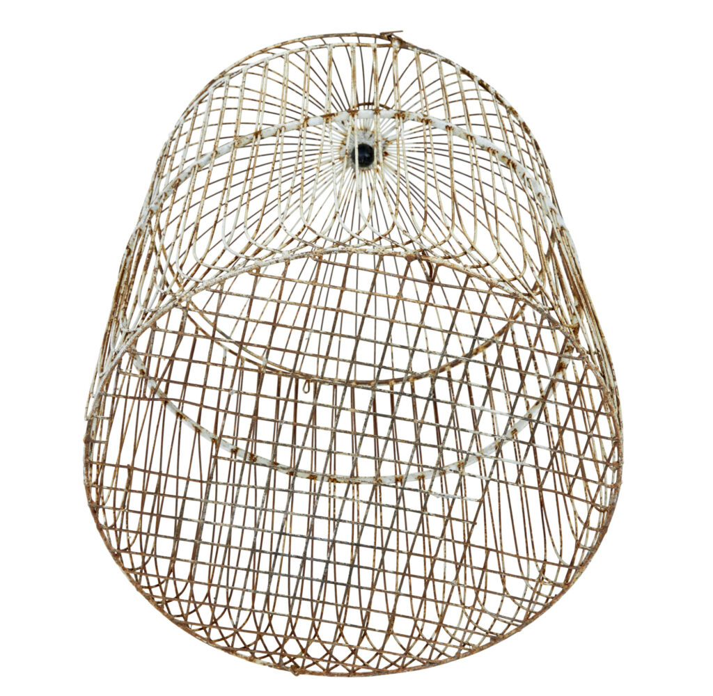 19th Century Large Wire Frame Decorative Bird Cage — image 3