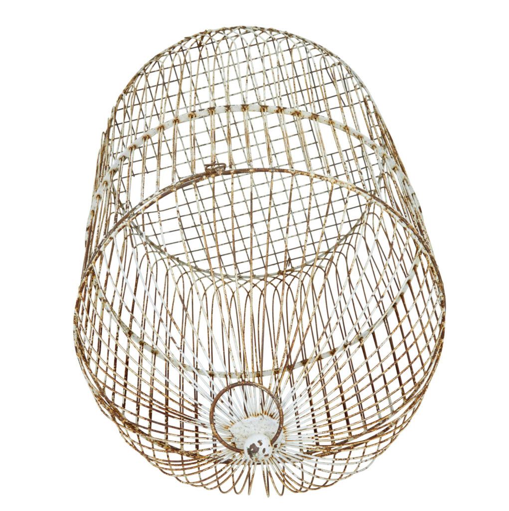 19th Century Large Wire Frame Decorative Bird Cage — image 2