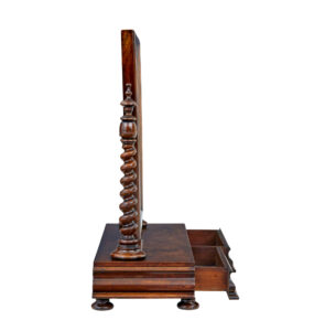 Mid 19th Century Carved Walnut Toilet Mirror — thumbnail 7