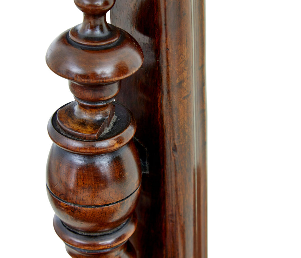 Mid 19th Century Carved Walnut Toilet Mirror — image 3