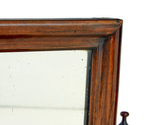 Mid 19th Century Carved Walnut Toilet Mirror — thumbnail 2