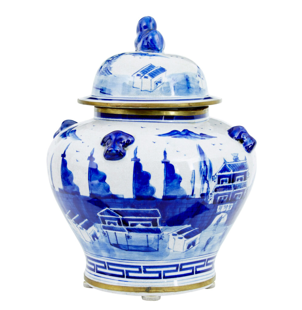 Decorative Ceramic Ginger Jar — image 6