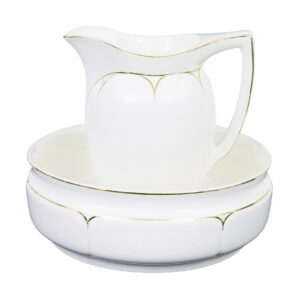 MID 20TH CENTURY JUG AND WASH BOWL BY ANNABURG