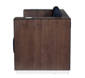 Modern Walnut Sofa Fitted with Kaelo Wine Coolers — thumbnail 11