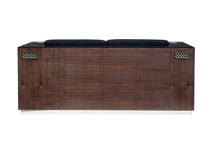 Modern Walnut Sofa Fitted with Kaelo Wine Coolers — thumbnail 10