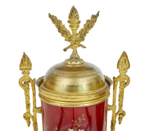 19th Century French Decorative Toleware Garniture Set — thumbnail 2