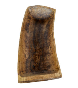 Large Early 20th Century Dug Out Bowl — thumbnail 3