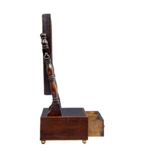 19th Century Victorian Mahogany Toilet Mirror — thumbnail 6
