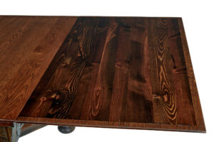 Early 20th Century Baroque Revival Oak Extending Dining Table — thumbnail 6