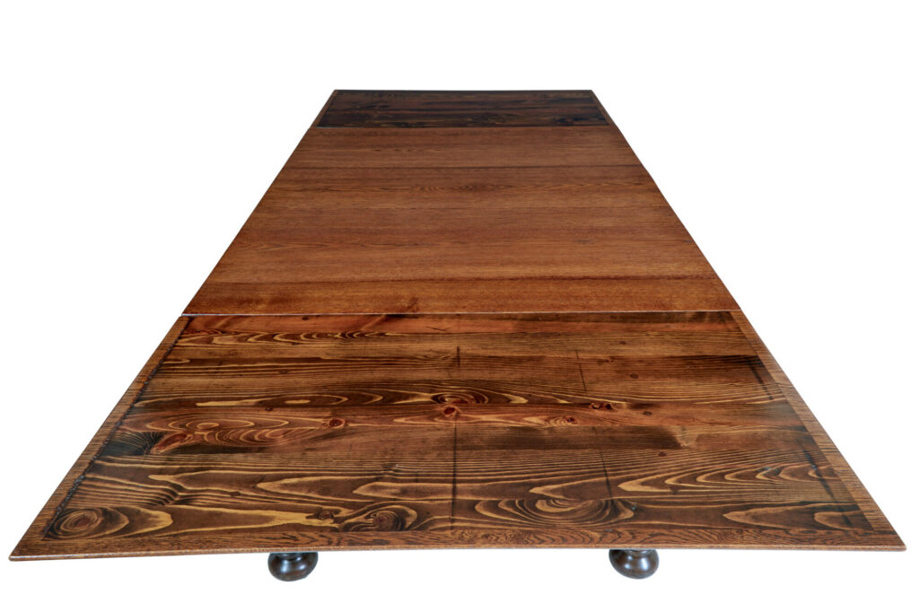 Early 20th Century Baroque Revival Oak Extending Dining Table — image 5