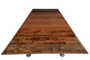 Early 20th Century Baroque Revival Oak Extending Dining Table — thumbnail 5