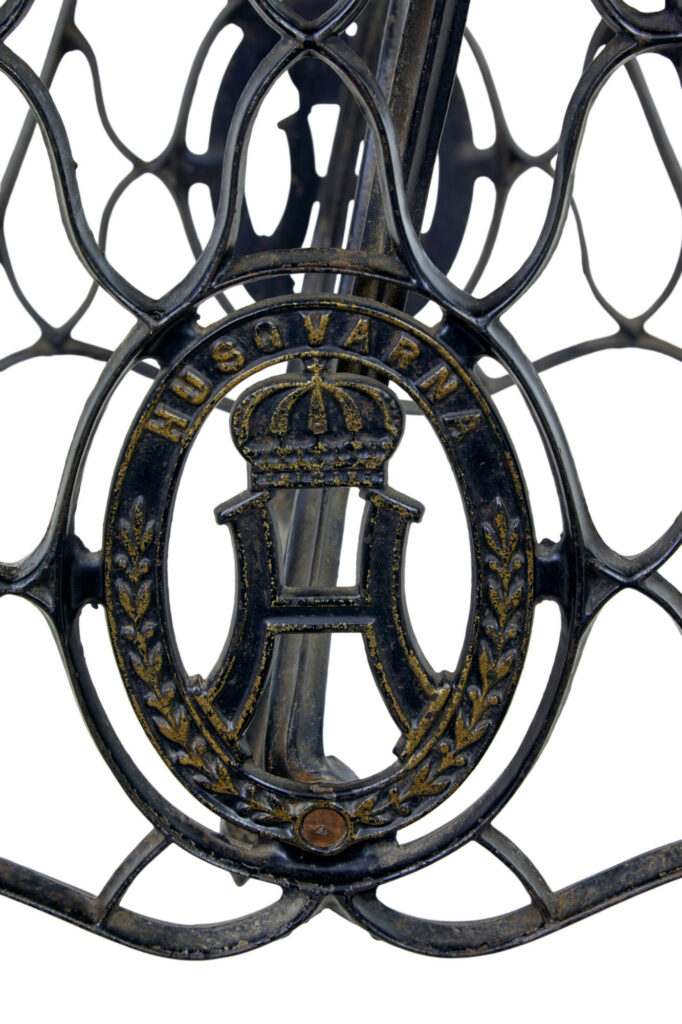 Early 20th Century Husqvarna Converted Occasional Table — image 5