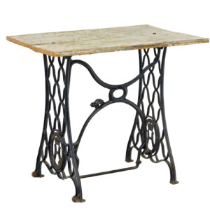 EARLY 20TH CENTURY HUSQVARNA CONVERTED OCCASIONAL TABLE