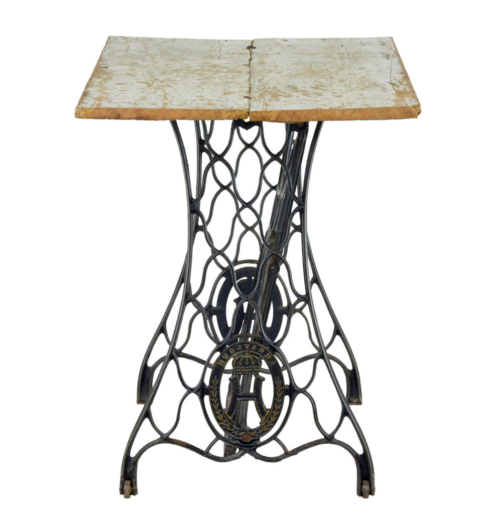 Early 20th Century Husqvarna Converted Occasional Table — image 6