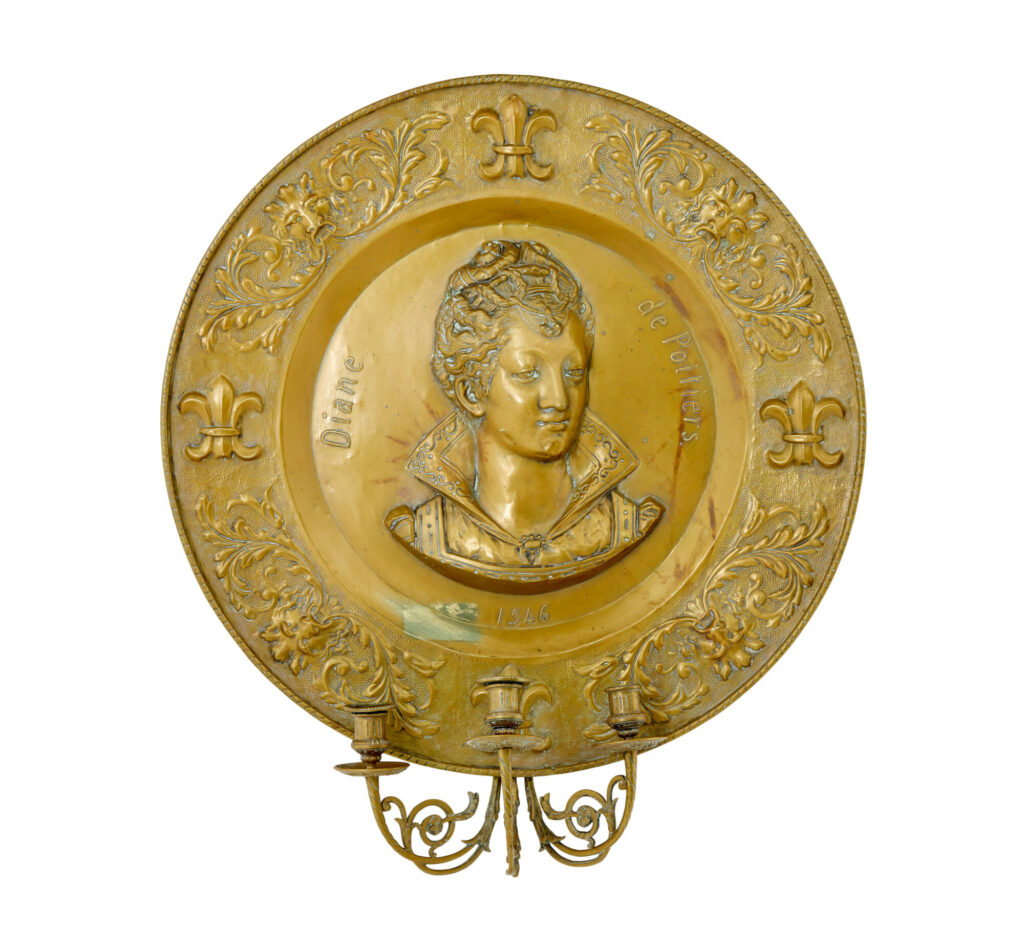 Pair of 19th Century French Brass Sconces — image 7