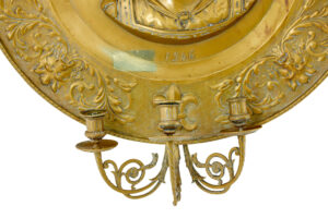 Pair of 19th Century French Brass Sconces — thumbnail 6