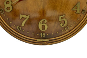 Art Deco Shaped Wall Clock by Zenith — thumbnail 3