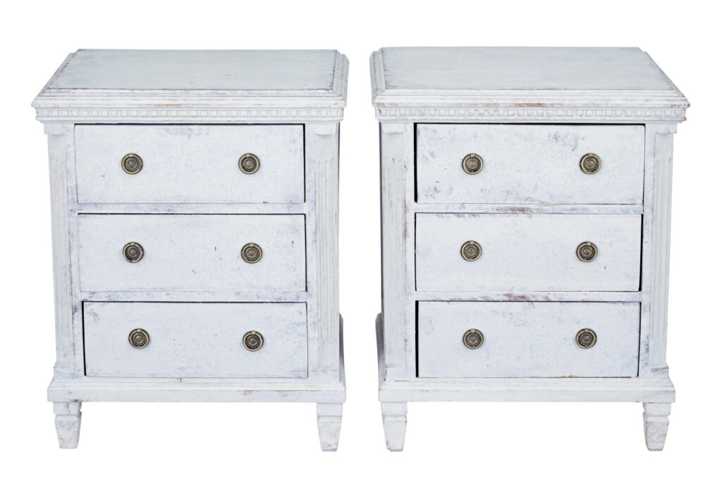 Small Pair of 19th Century Painted Commodes — image 2