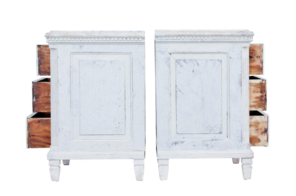 Small Pair of 19th Century Painted Commodes — image 7