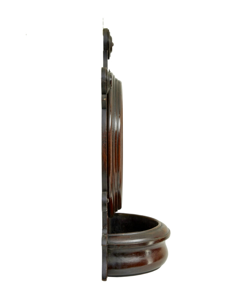 19th Century Carved Mahogany Toilet Mirror — image 5