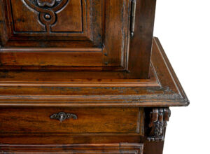 18th Century French Carved Walnut Cupboard — thumbnail 6