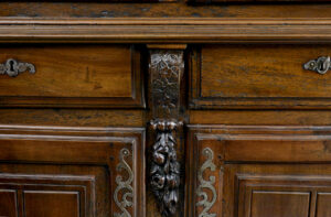 18th Century French Carved Walnut Cupboard — thumbnail 5
