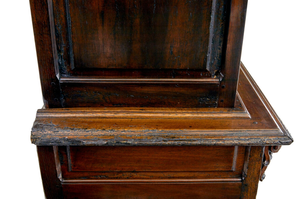 18th Century French Carved Walnut Cupboard — image 11