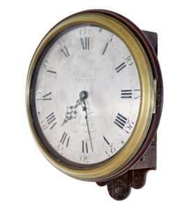 18th Century Georgian Wall Clock by Robert Salmon — thumbnail 2