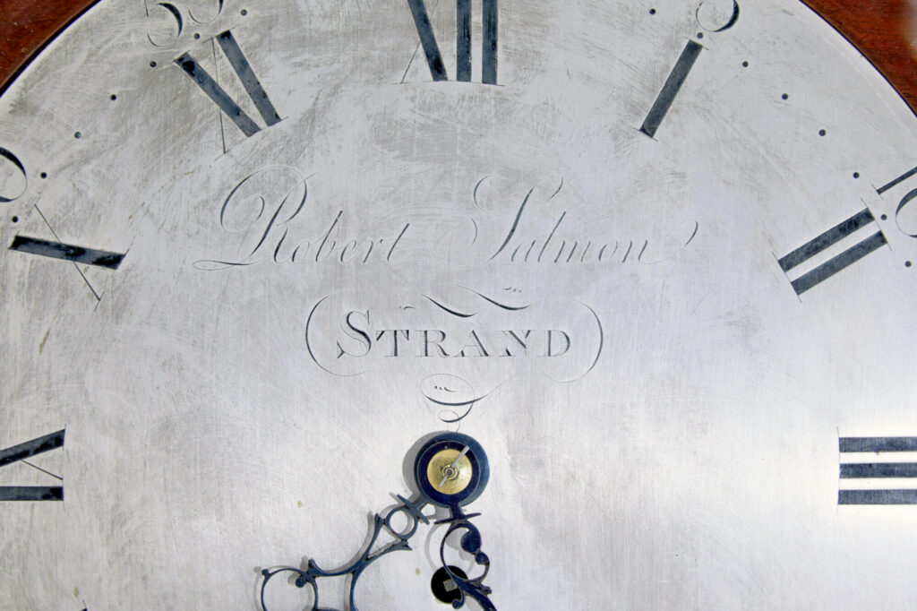 18th Century Georgian Wall Clock by Robert Salmon — image 7