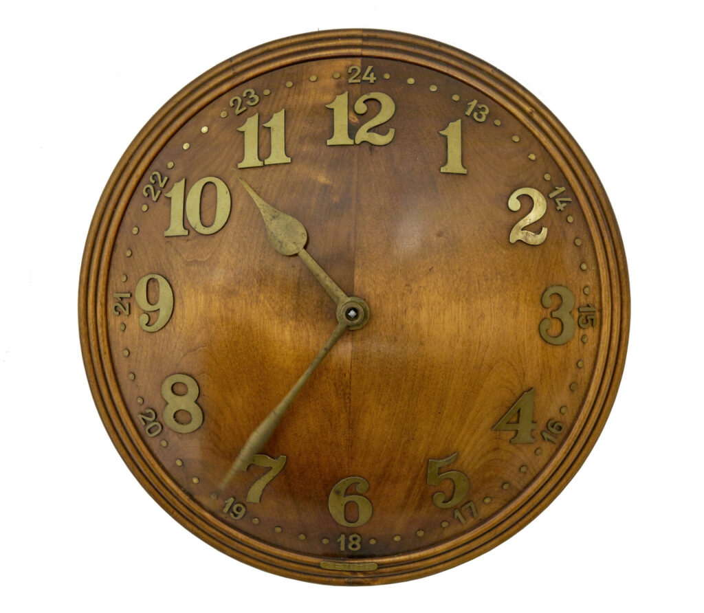 Art Deco Shaped Wall Clock by Zenith — image 1