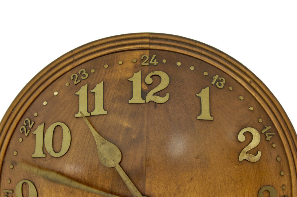 Art Deco Shaped Wall Clock by Zenith — image 5