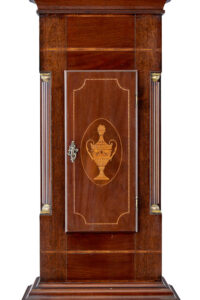 18th Century Inlaid Mahogany Long Case Clock by William Underwood — thumbnail 5
