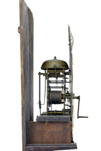 18th Century Inlaid Mahogany Long Case Clock by William Underwood — thumbnail 2