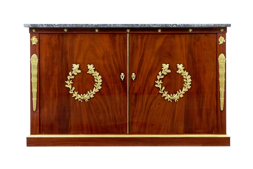 19th Century French Empire Mahogany Sideboard — image 9