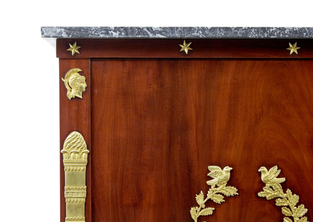 19th Century French Empire Mahogany Sideboard — image 3
