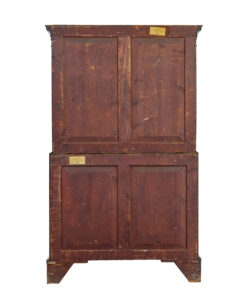 Early 19th Century Channel Island Mahogany Chest on Chest — thumbnail 3