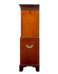 Early 19th Century Channel Island Mahogany Chest on Chest — thumbnail 2