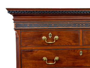 Early 19th Century Channel Island Mahogany Chest on Chest — thumbnail 9