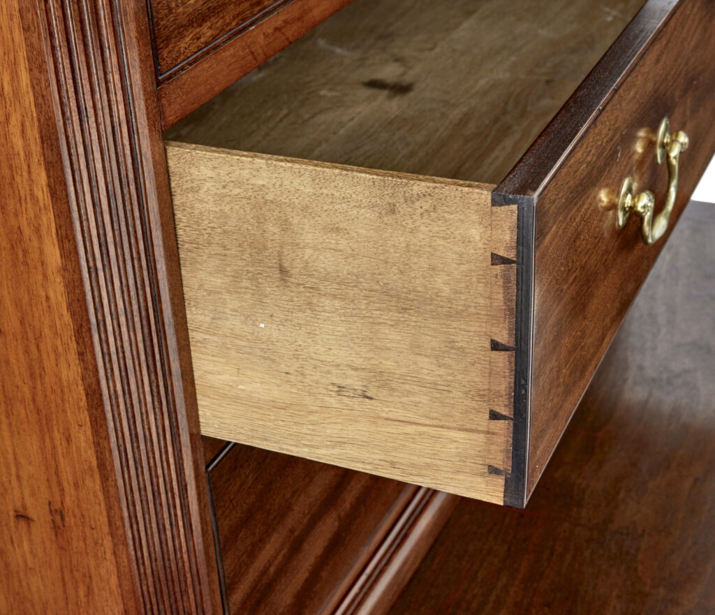 Early 19th Century Channel Island Mahogany Chest on Chest — image 7