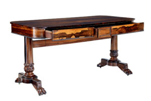 Early 19th Century Regency Library Table — thumbnail 8