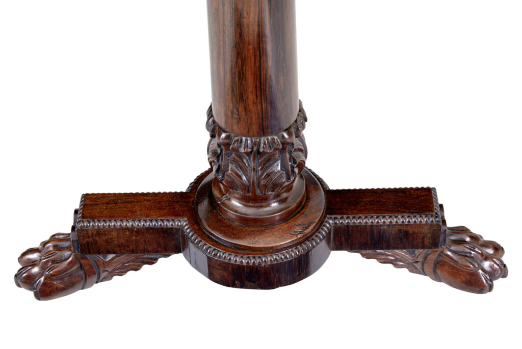 Early 19th Century Regency Library Table — image 3