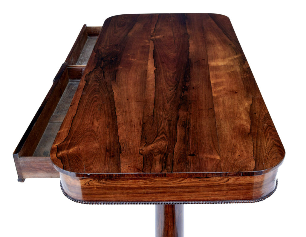 Early 19th Century Regency Library Table — image 9