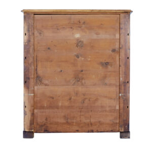 19th Century Burr Walnut Tall Chest of Drawers — thumbnail 3