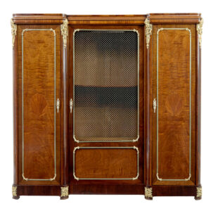 19TH CENTURY FRENCH EMPIRE INFLUENCED MAHOGANY CABINET